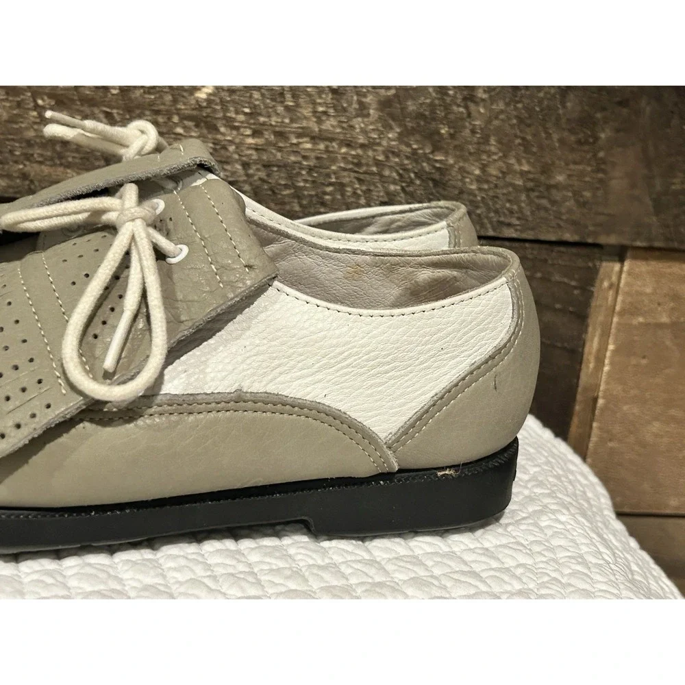 Eastland Women's Golf Shoes‎ NAPLES WHITE W/MOSS  6.5 #1055L